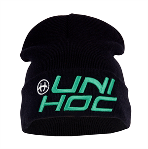 Hue - Unihoc Beanie United- vinter hue i sort (one size)